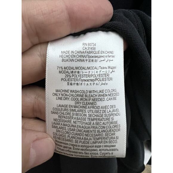 BCBGMAXAZRIA WOMEN Cardigan SHAWL COLLAR OPEN JACKET BLACK Sz Small - Picture 3 of 7